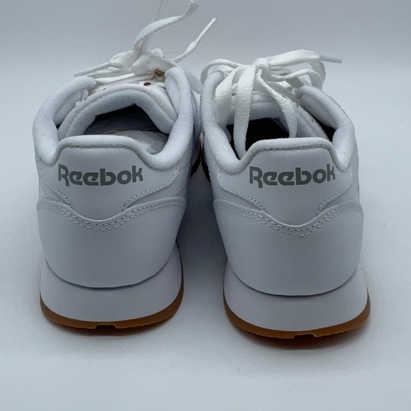 Reebok Classic Leather Shoes Woman’s White - Picture 7 of 9
